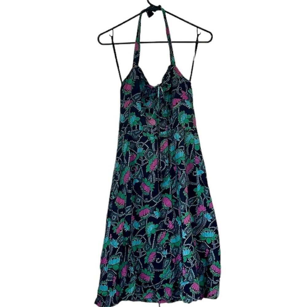 Marc Jacobs Floral Halter Midi Dress - Size: 4
